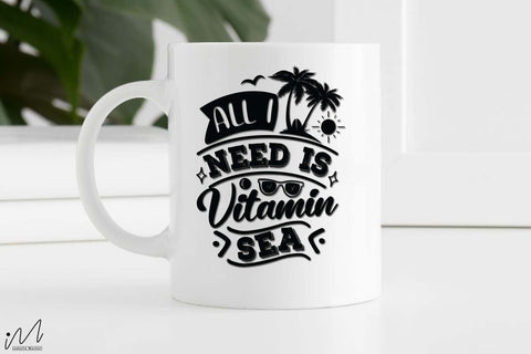 All I need is vitamin sea svg, Summer Svg, Sunshine svg, Summer vibes svg, Summer t shirt svg, Vacation Svg, Ocean Svg Svg, Beach Svg, Beach t shirt svg, Summer mug svg, Beach time svg, Summer Cut Files, Hello summer svg, Lake time SVG Isabella Machell 