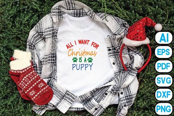 All i want for Christmas is a PUPPY SVG Craftlabsvg24 