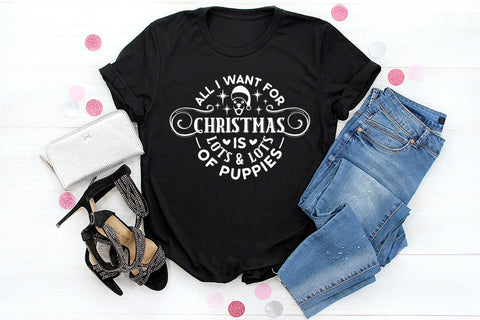 All I Want for Christmas is Lots & Lots of Puppies SVG SVG CraftLabSVG 