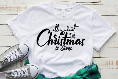All I Want for Christmas is Sleep SVG SVG nirmal108roy 