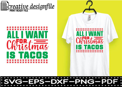 all i want for christmas is tacos SVG farhad farhad 