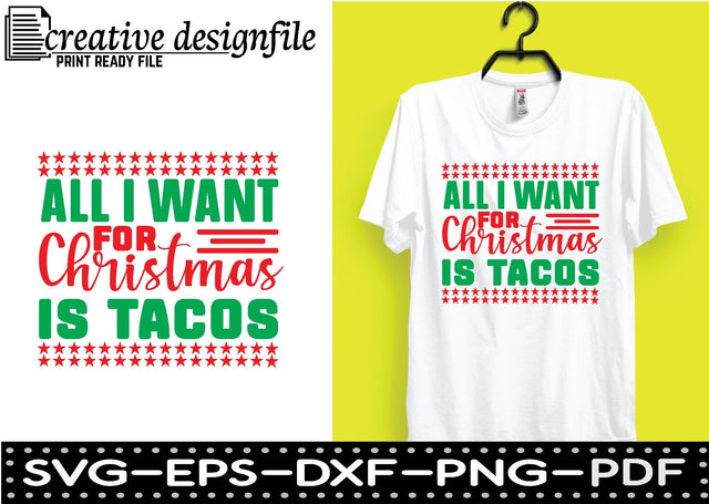 all i want for christmas is tacos SVG farhad farhad 