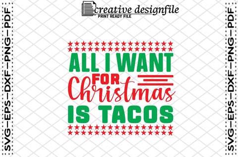 all i want for christmas is tacos SVG farhad farhad 