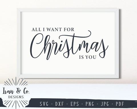 All I Want for Christmas is You SVG Files | Christmas | Winter SVG (882253339) SVG Ivan & Co. Designs 