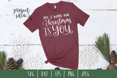 All I Want for Christmas Is You SVG SavoringSurprises 