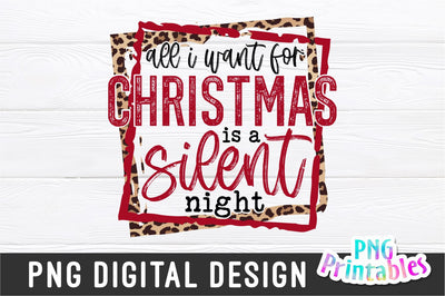 All I Want For Christmas | Sublimation PNG Sublimation Svg Cuttables 