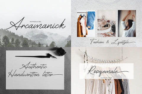 One Script N Font All In One Script Font Big Bundle - So Fontsy