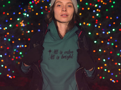 All Is Calm All Is Bright SVG SVG Ikonart Design Shop 