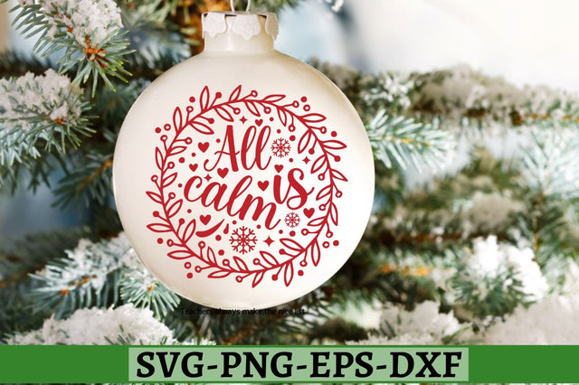 All is calm SVG, All is calm SVG DESIGNISTIC 