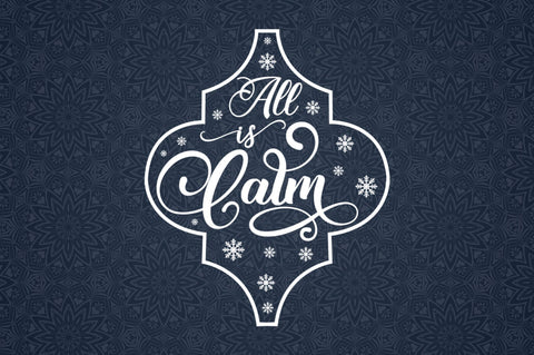 All is calm SVG Design SVG Regulrcrative 
