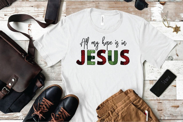 All my hope is in jesus Sublimation SVG CraftingStudio 