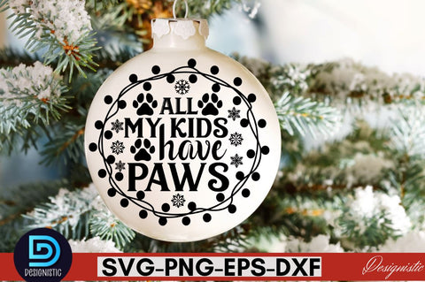 All my kids have paws SVG SVG DESIGNISTIC 
