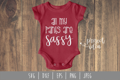 All My Pants Are Sassy SVG SavoringSurprises 