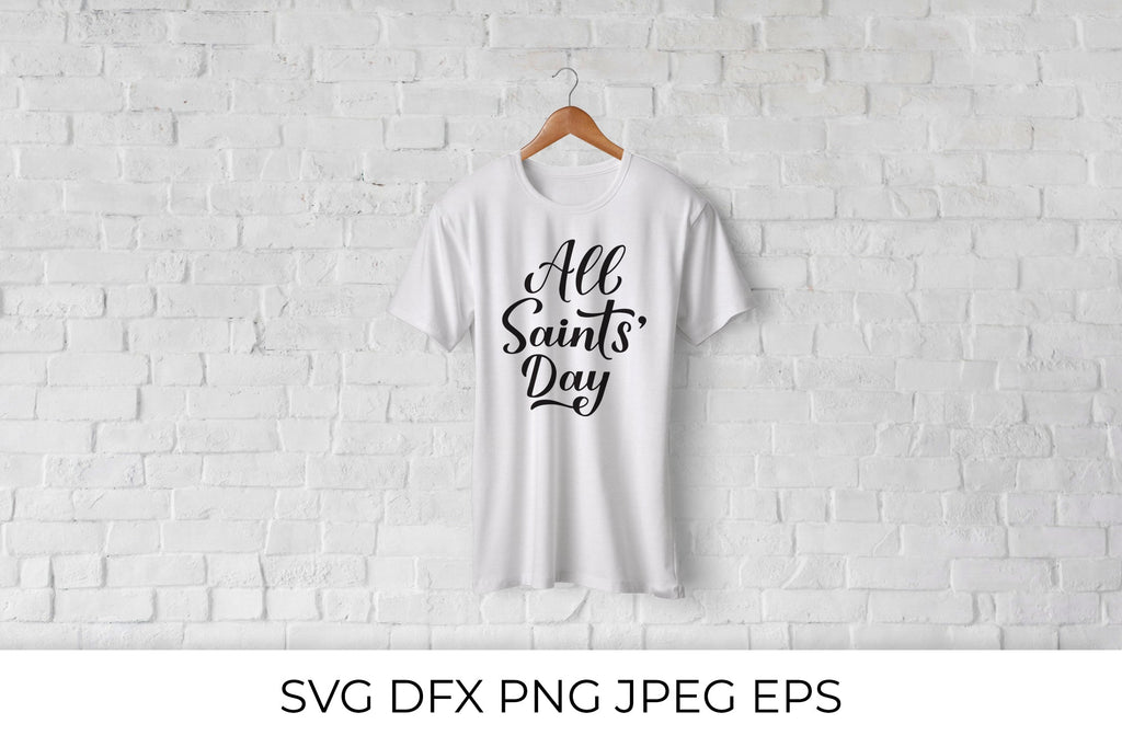All Saints Day calligraphy hand lettering - So Fontsy