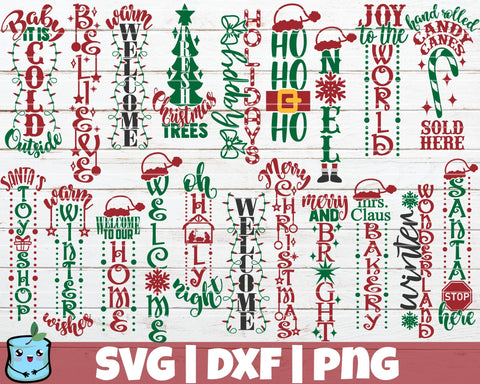 All Seasons Porch Signs Bundle SVG MintyMarshmallows 