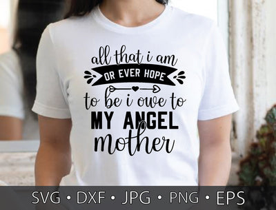 all that I am or ever hope to be I owe to my angel mother SVG md faruk hossain 