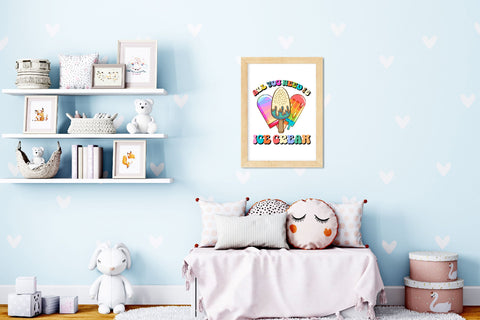 All You Need is Ice Cream Cute Design Sublimation Rupkotha 