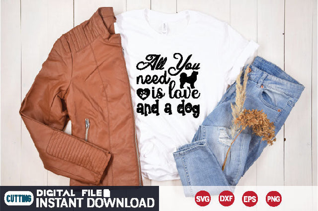 all you need is love and a dog svg SVG designer krishna 