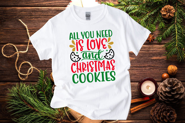 all you need is love and christmas cookies SVG SVG buydesign 