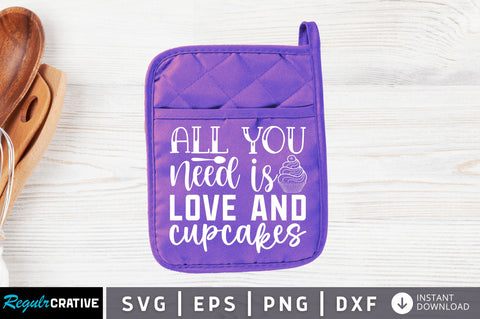 All you need is love and cupcakes SVG SVG Regulrcrative 
