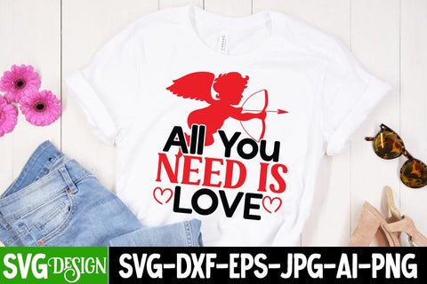All You Need is Love SVG Cut File SVG BlackCatsMedia 