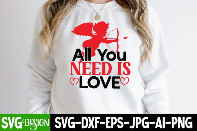 All You Need is Love SVG Cut File SVG BlackCatsMedia 
