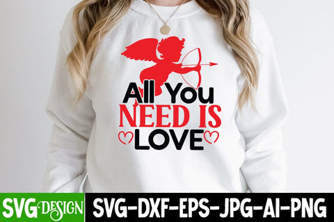 All You Need is Love SVG Cut File SVG BlackCatsMedia 