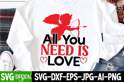 All You Need is Love SVG Cut File SVG BlackCatsMedia 