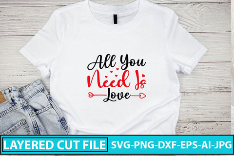 All You Need Is Love SVG Cut File SVG Syaman 