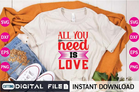 all you need is love SVG designer krishna 