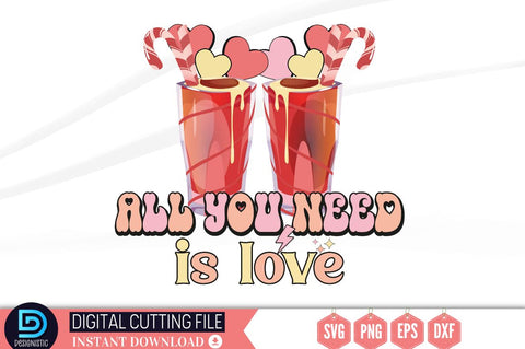 All you need is love SVG SVG DESIGNISTIC 