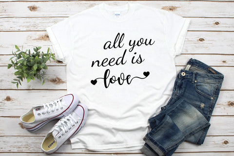 All You Need Is Love SVG SVG HappyDesignStudio 
