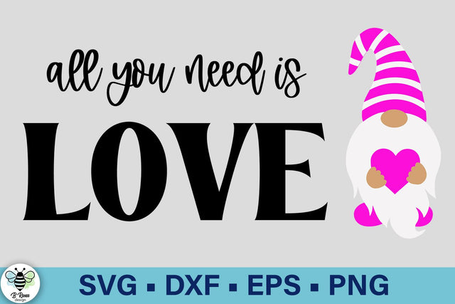 All You Need Is Love SVG | Valentine SVG SVG B Renee Design 