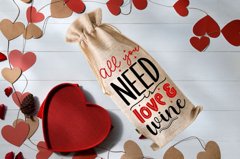 All you need is love & wine SVG SVG Regulrcrative 
