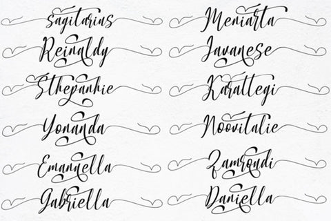 Allacarte Embroidery/Applique FONTS Mengulirpena 