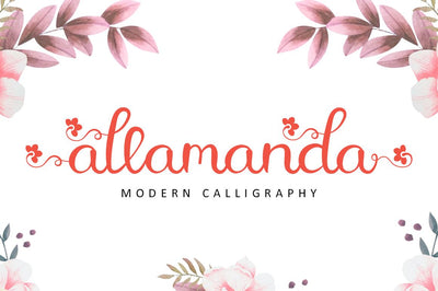 Allamanda Font Illushvara Design 