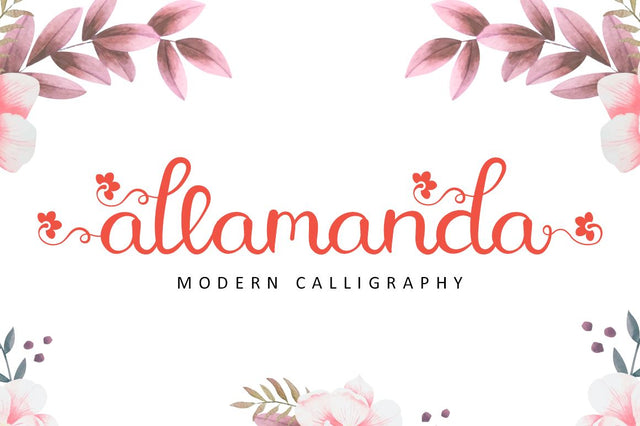Allamanda Font Illushvara Design 