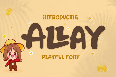 Allay - Display Playful Font Font twinletter 