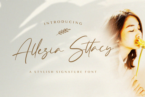 Allezia Sttacy - Handwritten Font Font StringLabs 