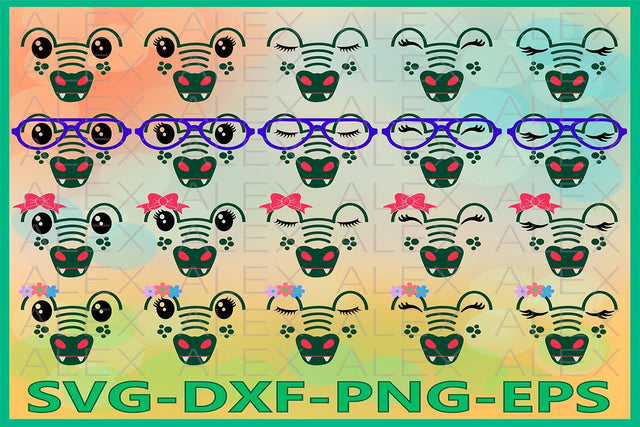 Alligator Face Svg SVG AlexSVGStudio 