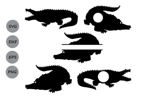 Alligator Monogram| Animals SVG Cut Files SVG CosmosFineArt 