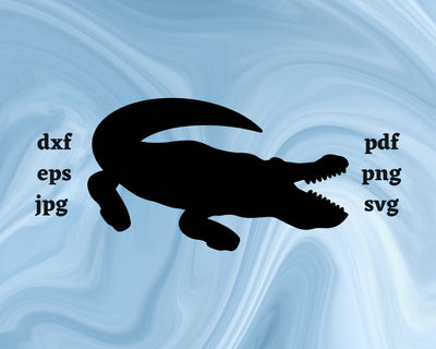 Alligator SVG Cut File SVG Northern Light SVG 