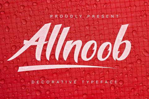 Allnoob Decorative Font Font Skiiller_Std 