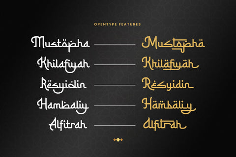 Almalik - Arabic Style Font Arterfak Project 