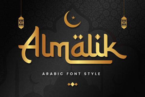 Almalik - Arabic Style Font Arterfak Project 