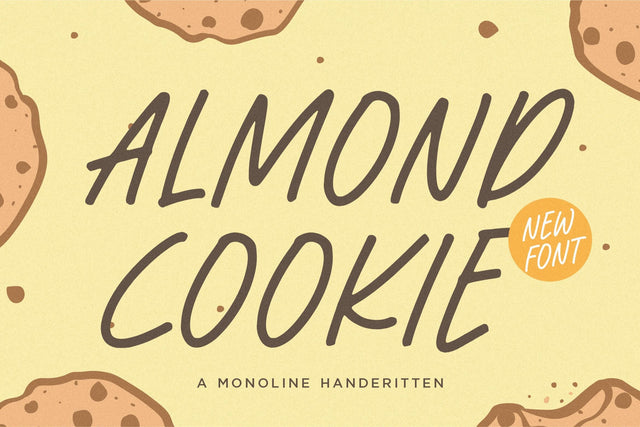 Almond Cookie Font Font Balpirick 