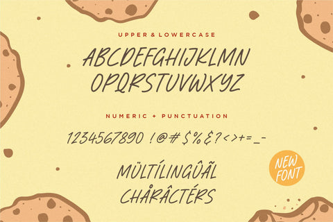 Almond Cookie Font Font Balpirick 