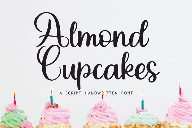 Almond Cupcakes Font Mozarella 