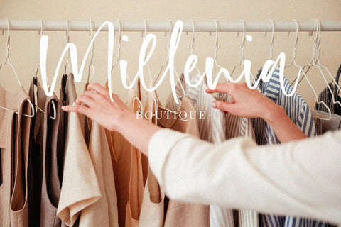 Almond Hunter Font Timur type 