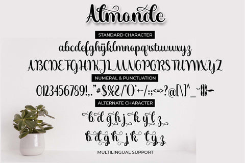 Almonde Font love script 